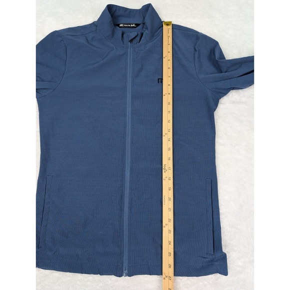 Travis Mathew Jacket Men's S Full Zip Performance‎ Blue Drawstring Waist *Logo - Picture 7 of 14